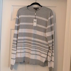 Michael Kors Grey Striped Sweater